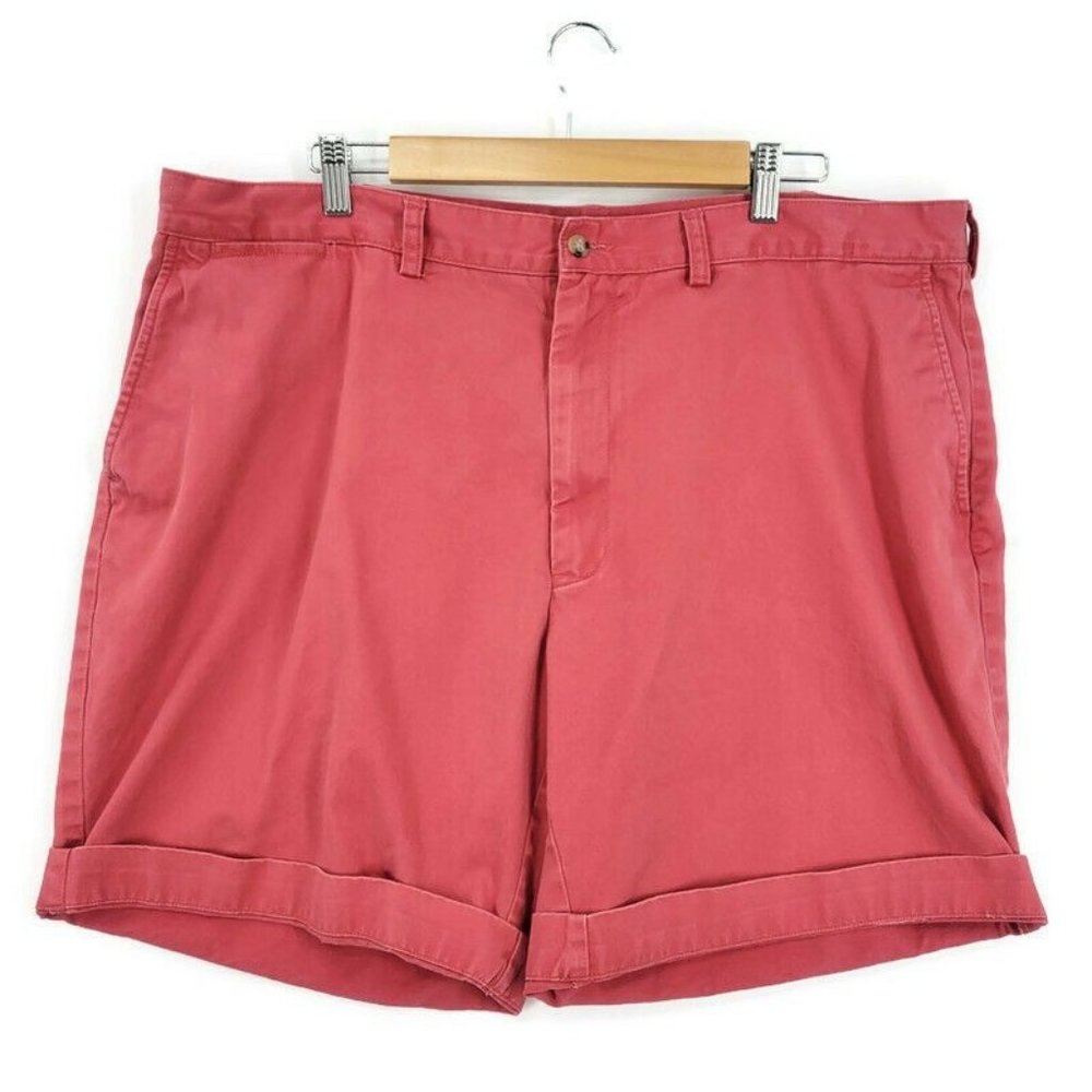 Ralph Lauren Polo Shorts Mens 40 Nantucket Red Chino Twill Stretch Casual Unisex